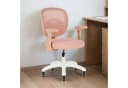IDIMEX Drehstuhl Amelia Kinder Schreibtischstuhl Ergonomisch Höhenverstellbar Rosa Bild 2