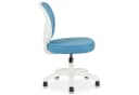 IDIMEX Drehstuhl MAYLA Kinderzimmer Schreibtischstuhl Ergonomisch Blau Bild 4