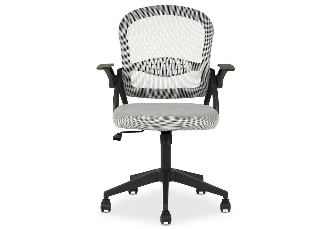IDIMEX Drehstuhl EREN Ergonomischer Bürostuhl mit Netzrücken und Armlehnen grau - Bild 3