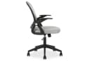 IDIMEX Drehstuhl EREN Ergonomischer Bürostuhl mit Netzrücken und Armlehnen grau Bild 4