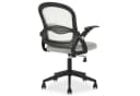 IDIMEX Drehstuhl EREN Ergonomischer Bürostuhl mit Netzrücken und Armlehnen grau Bild 5