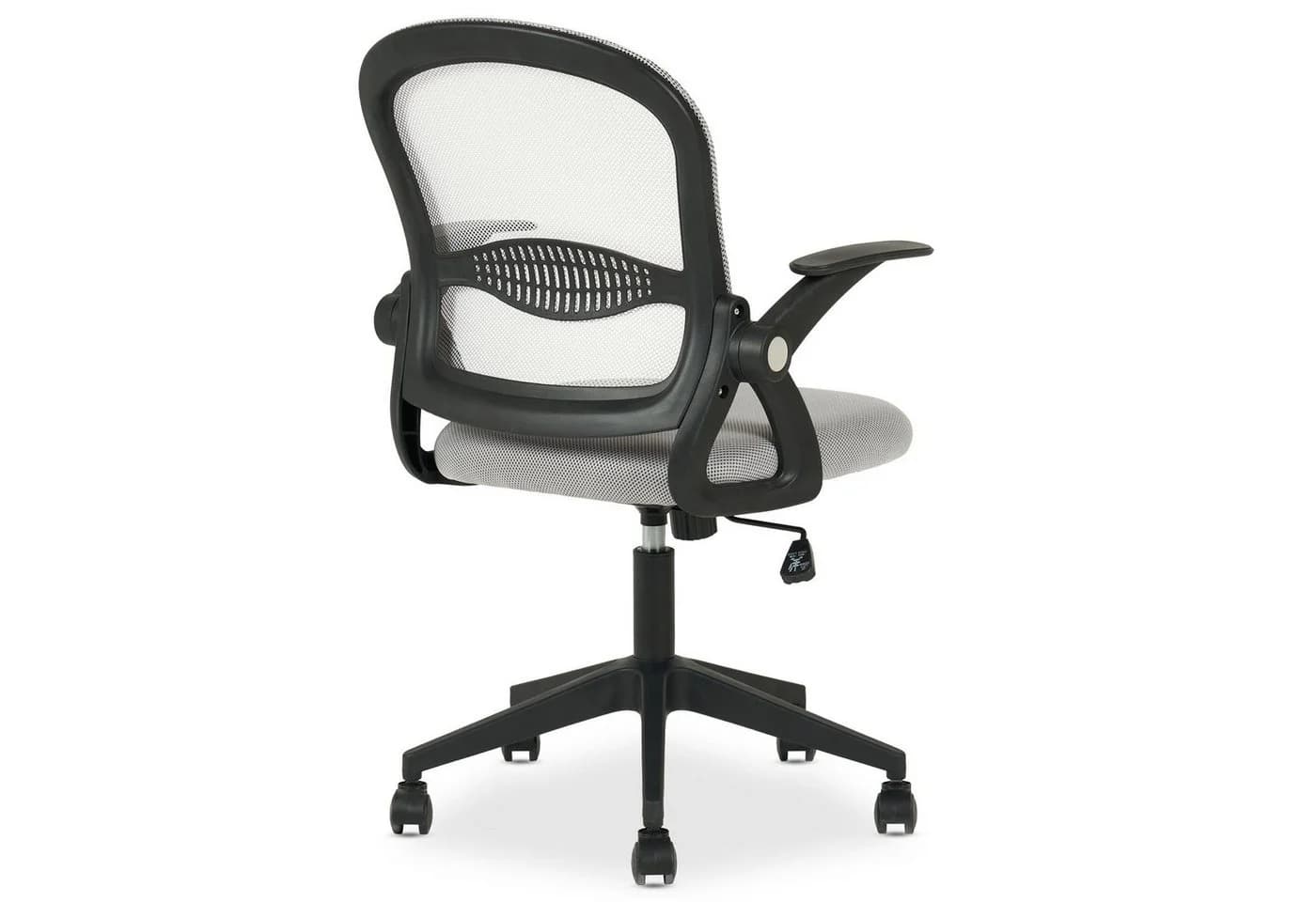 IDIMEX Drehstuhl EREN Ergonomischer Bürostuhl mit Netzrücken und Armlehnen grau - Bild 5