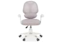 IDIMEX Drehstuhl ISLA Schreibtischstuhl mit Fußstütze Ergonomisch Höhenverstellbar Grau Bild 1