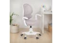 IDIMEX Drehstuhl ISLA Schreibtischstuhl mit Fußstütze Ergonomisch Höhenverstellbar Grau Bild 2