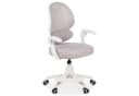 IDIMEX Drehstuhl ISLA Schreibtischstuhl mit Fußstütze Ergonomisch Höhenverstellbar Grau Bild 3