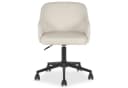 IDIMEX Schreibtischstuhl OLIVER Beige Samt Homeoffice Drehstuhl Bild 1