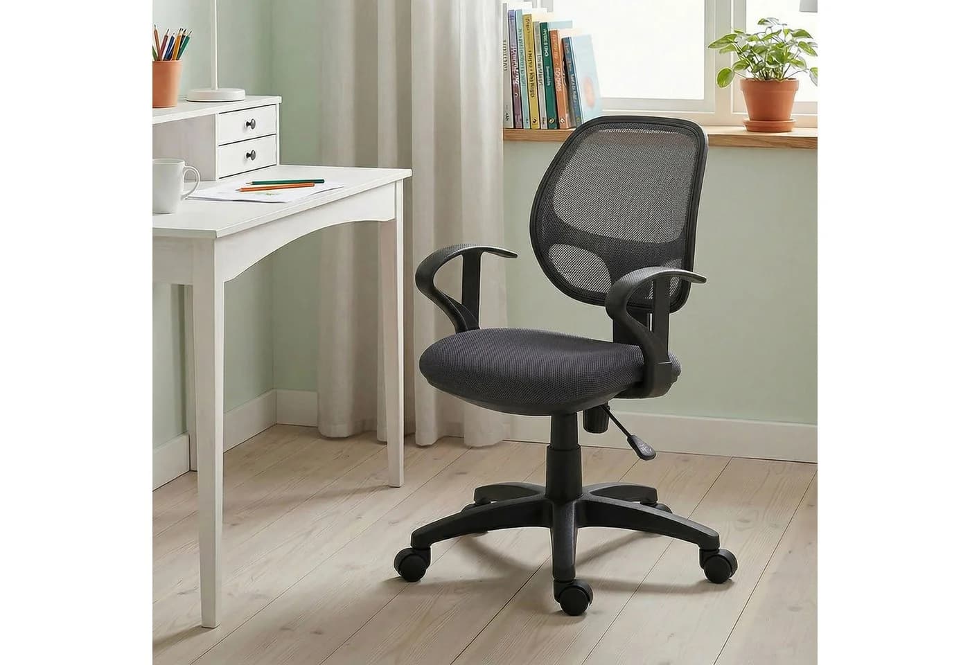 IDIMEX Kinderdrehstuhl COOL Grau Ergonomisch Höhenverstellbar - Bild 2