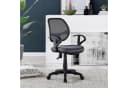 IDIMEX Kinderdrehstuhl COOL Grau Ergonomisch Höhenverstellbar Bild 3