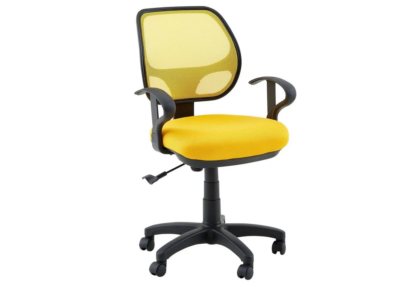 IDIMEX Kinder-Schreibtischstuhl COOL Gelb Ergonomisch Höhenverstellbar