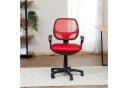 IDIMEX Kinderdrehstuhl COOL Rot Netzstoff Bild 1