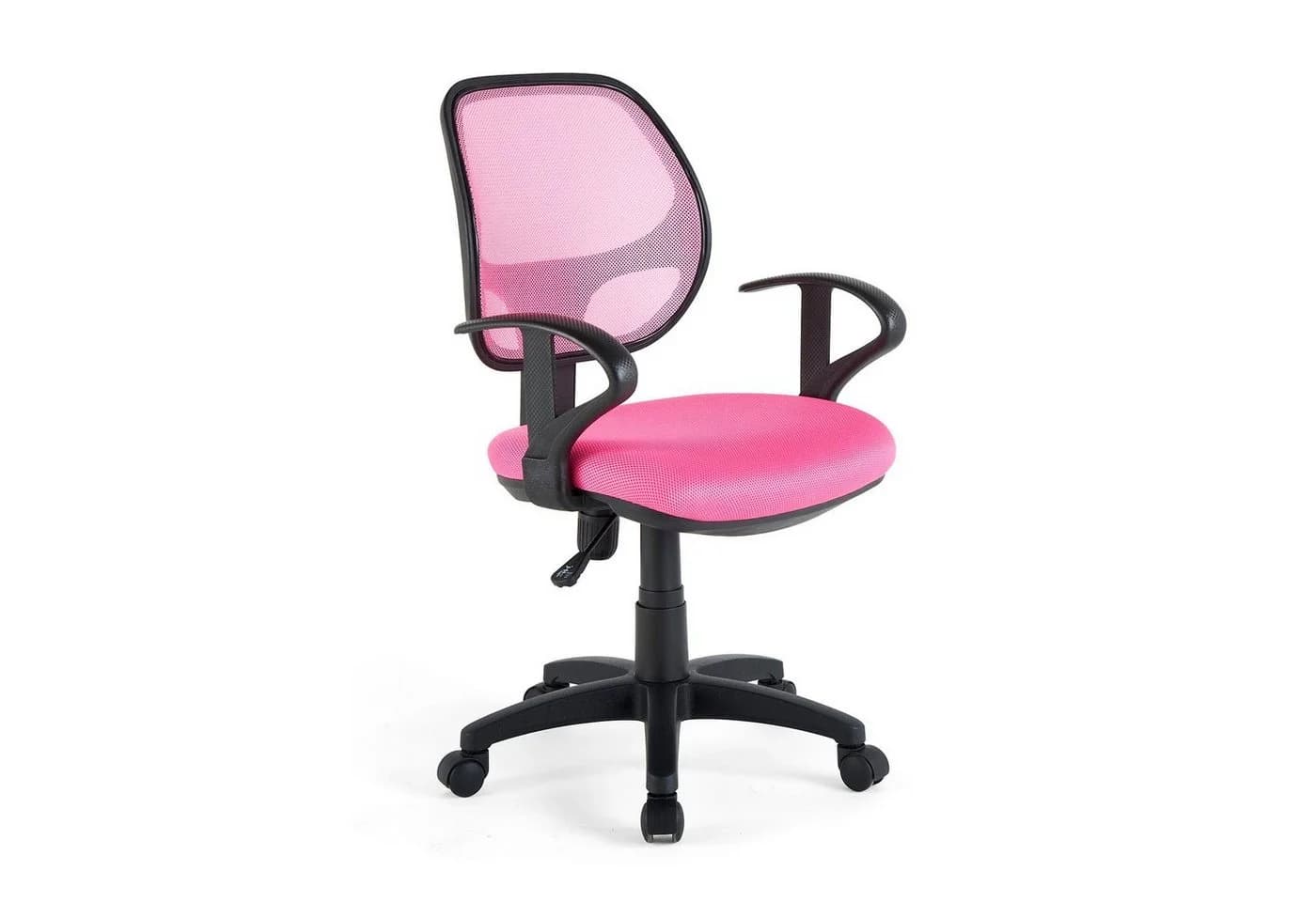 IDIMEX Kinderdrehstuhl COOL Pink Ergonomisch Höhenverstellbar mit Armlehnen