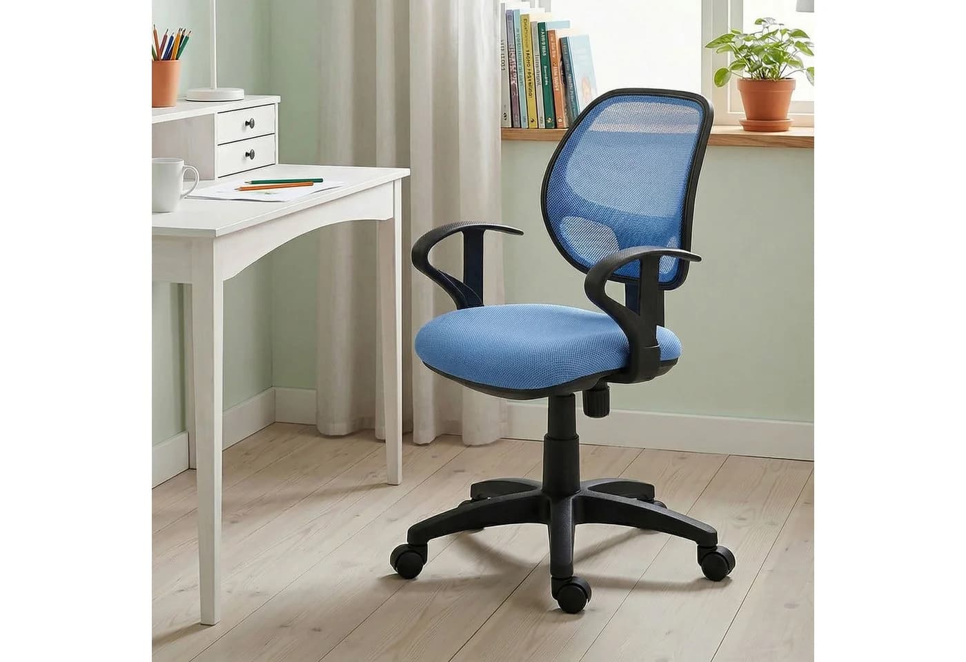 IDIMEX Drehstuhl COOL Kinderdrehstuhl Hellblau Modern - Bild 2
