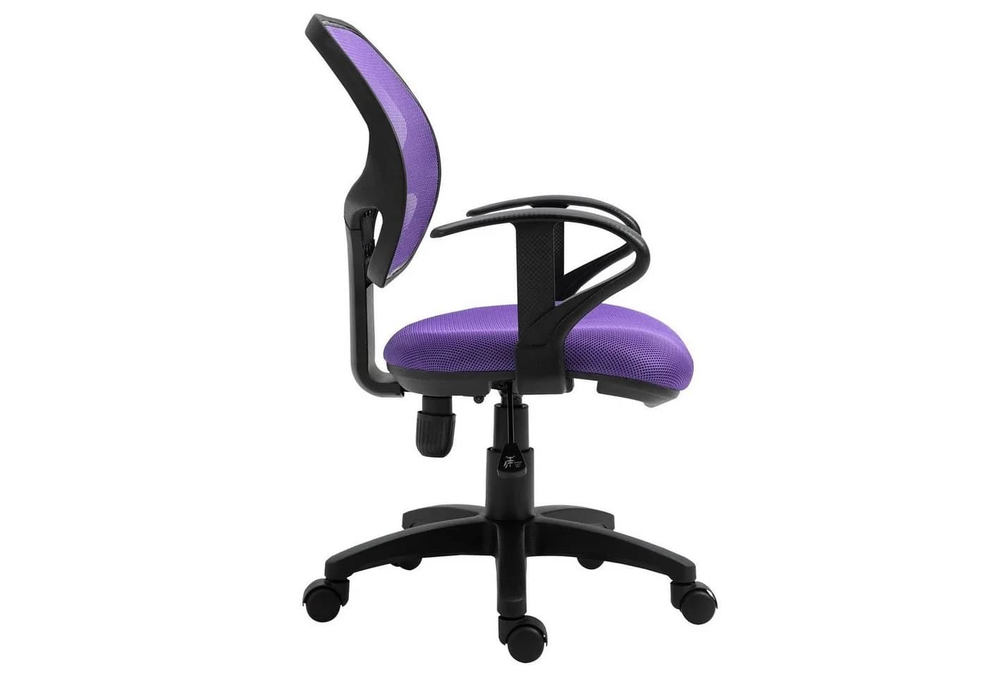 IDIMEX Kinderdrehstuhl COOL Lila Netzstoff Ergonomisch Höhenverstellbar - Bild 4