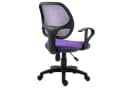 IDIMEX Kinderdrehstuhl COOL Lila Netzstoff Ergonomisch Höhenverstellbar Bild 5