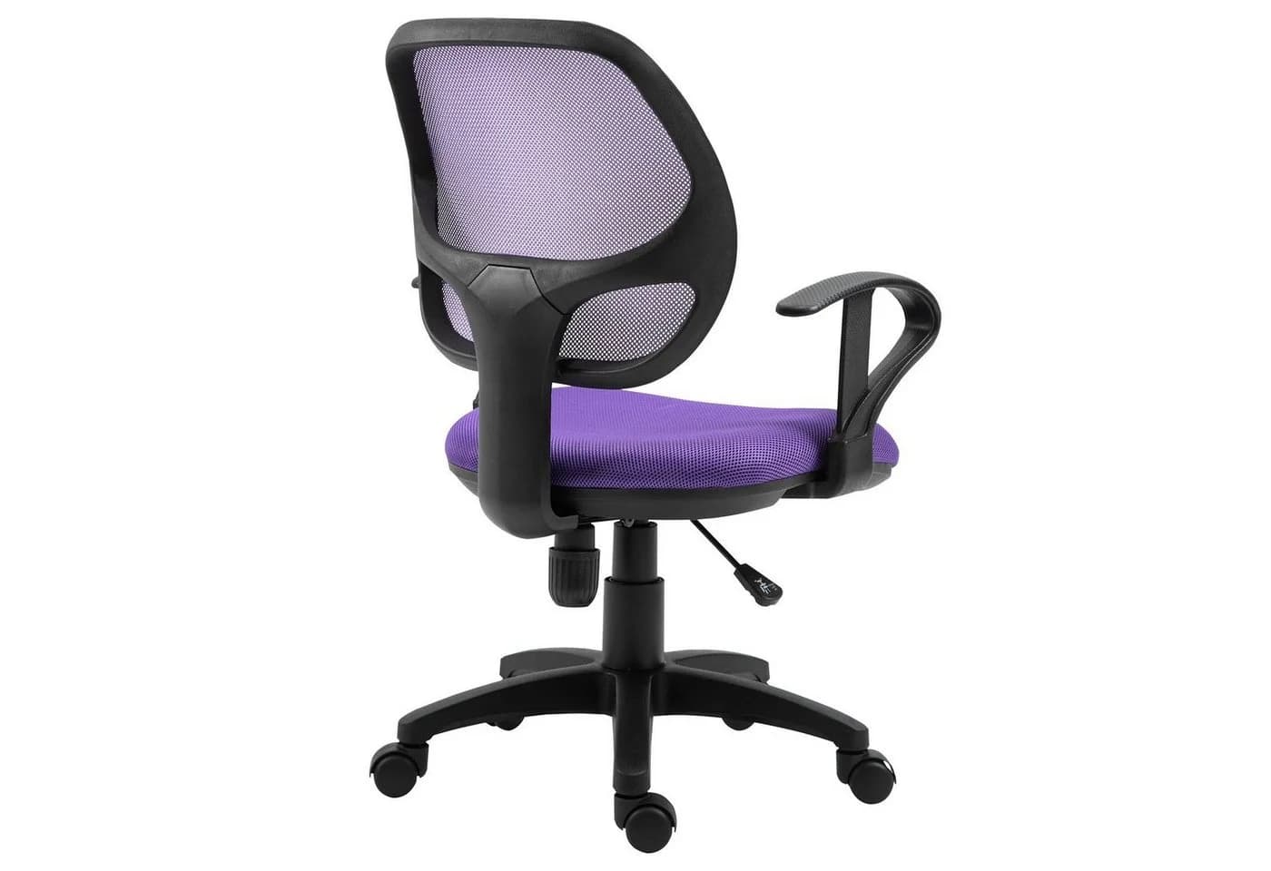 IDIMEX Kinderdrehstuhl COOL Lila Netzstoff Ergonomisch Höhenverstellbar - Bild 5