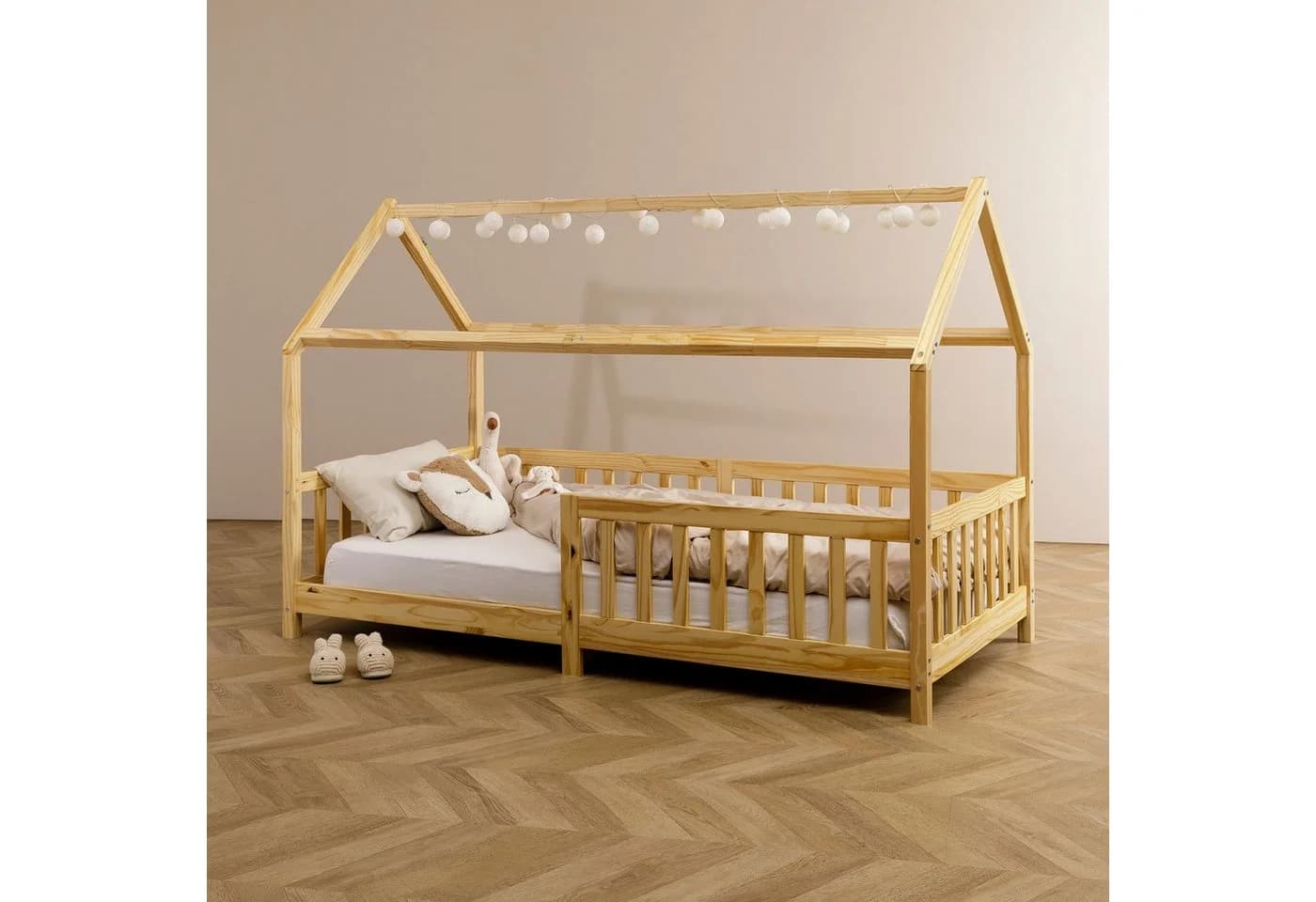 IDIMEX Lichterkette AMICI 20 Kugeln LED warmweiß weiß