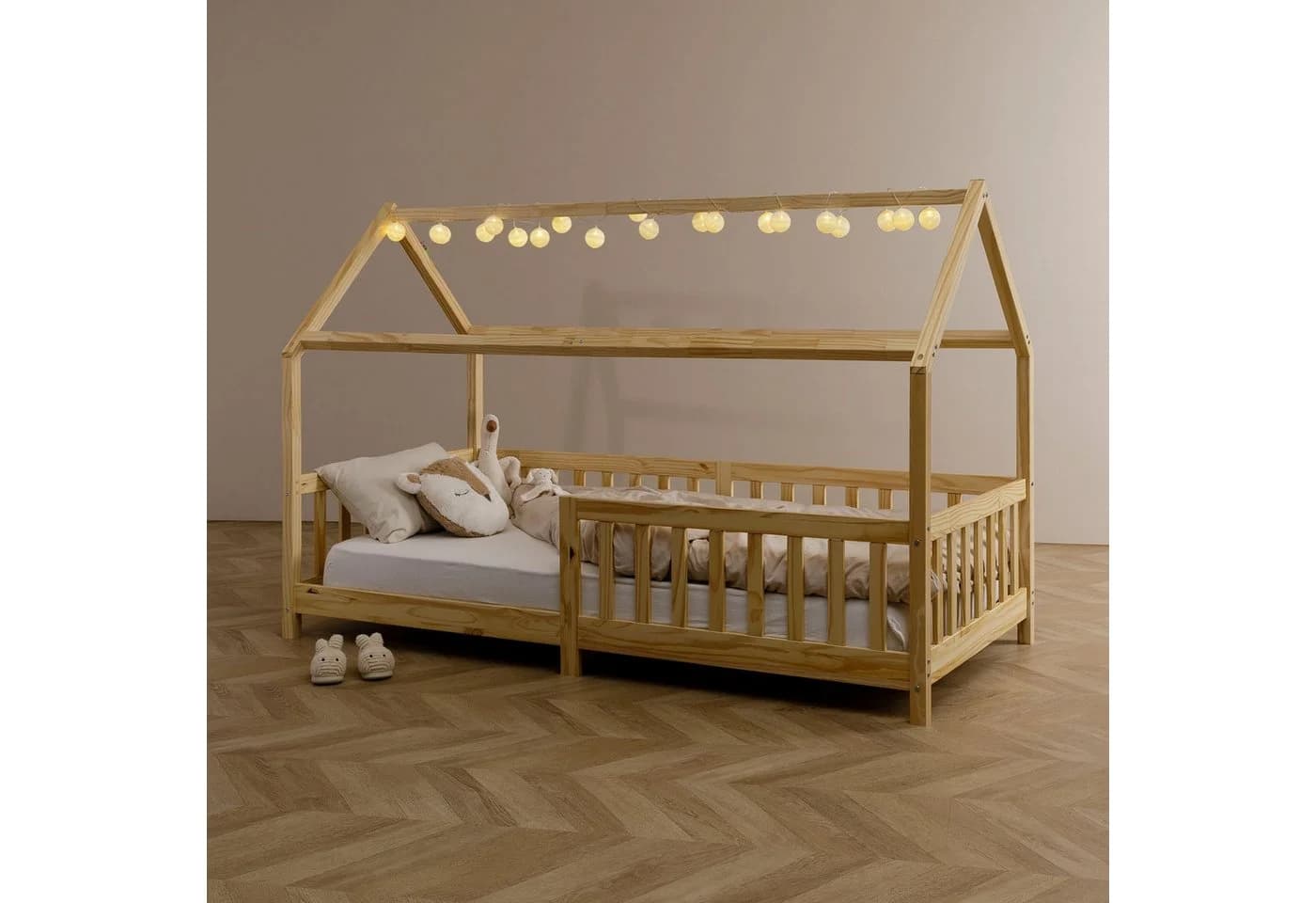 IDIMEX Lichterkette AMICI 20 Kugeln LED warmweiß weiß - Bild 3
