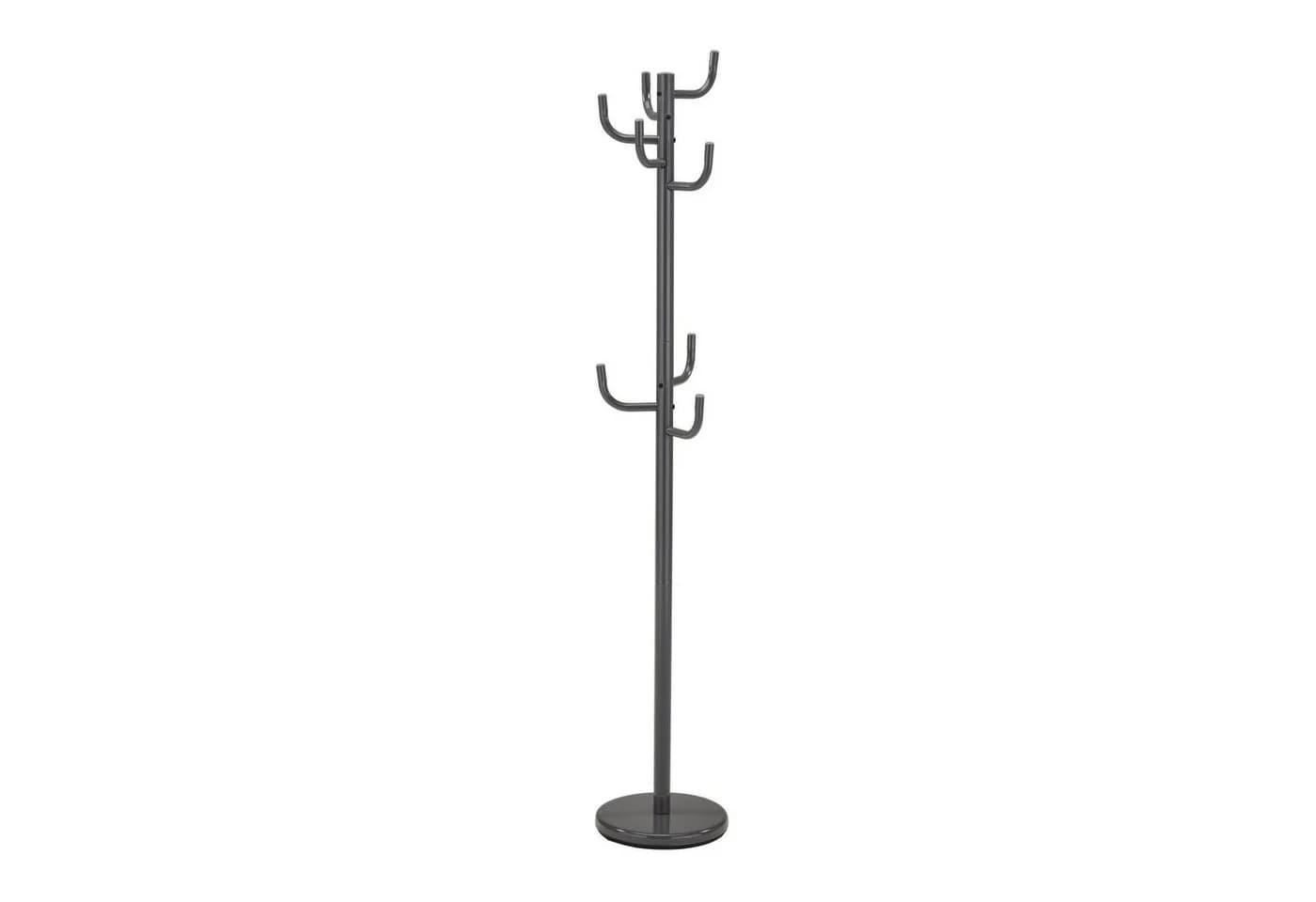 IDIMEX Kleiderständer MILA Grau Metall 8 Haken Standgarderobe - Bild 2