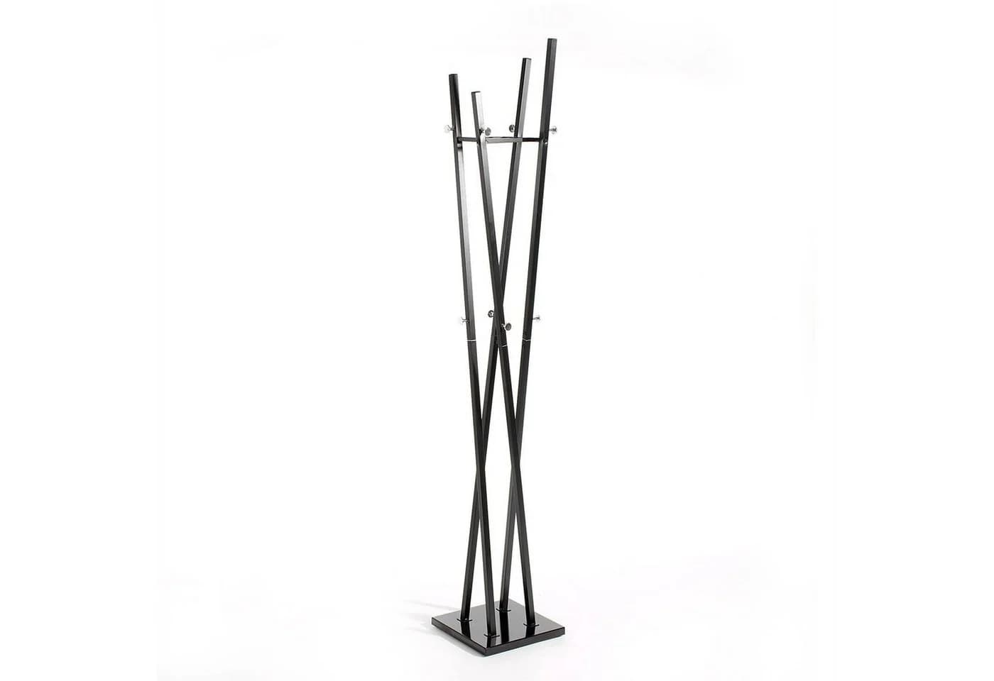 IDIMEX Kleiderständer VITUS Schwarz 8 Haken Metall - Bild 3