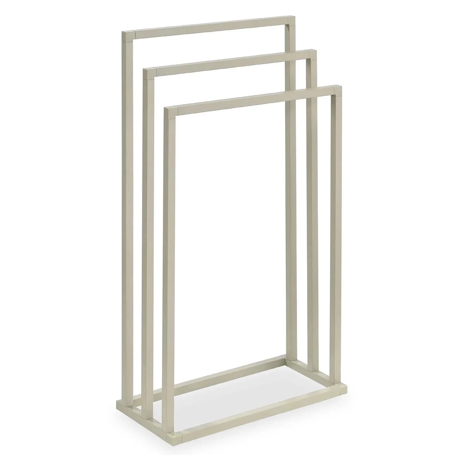IDIMEX Handtuchständer KUNO Freistehend 3 Stangen Metall Beige