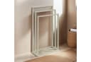 IDIMEX Handtuchständer KUNO Freistehend 3 Stangen Metall Beige Bild 2