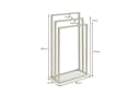 IDIMEX Handtuchständer KUNO Freistehend 3 Stangen Metall Beige Bild 4