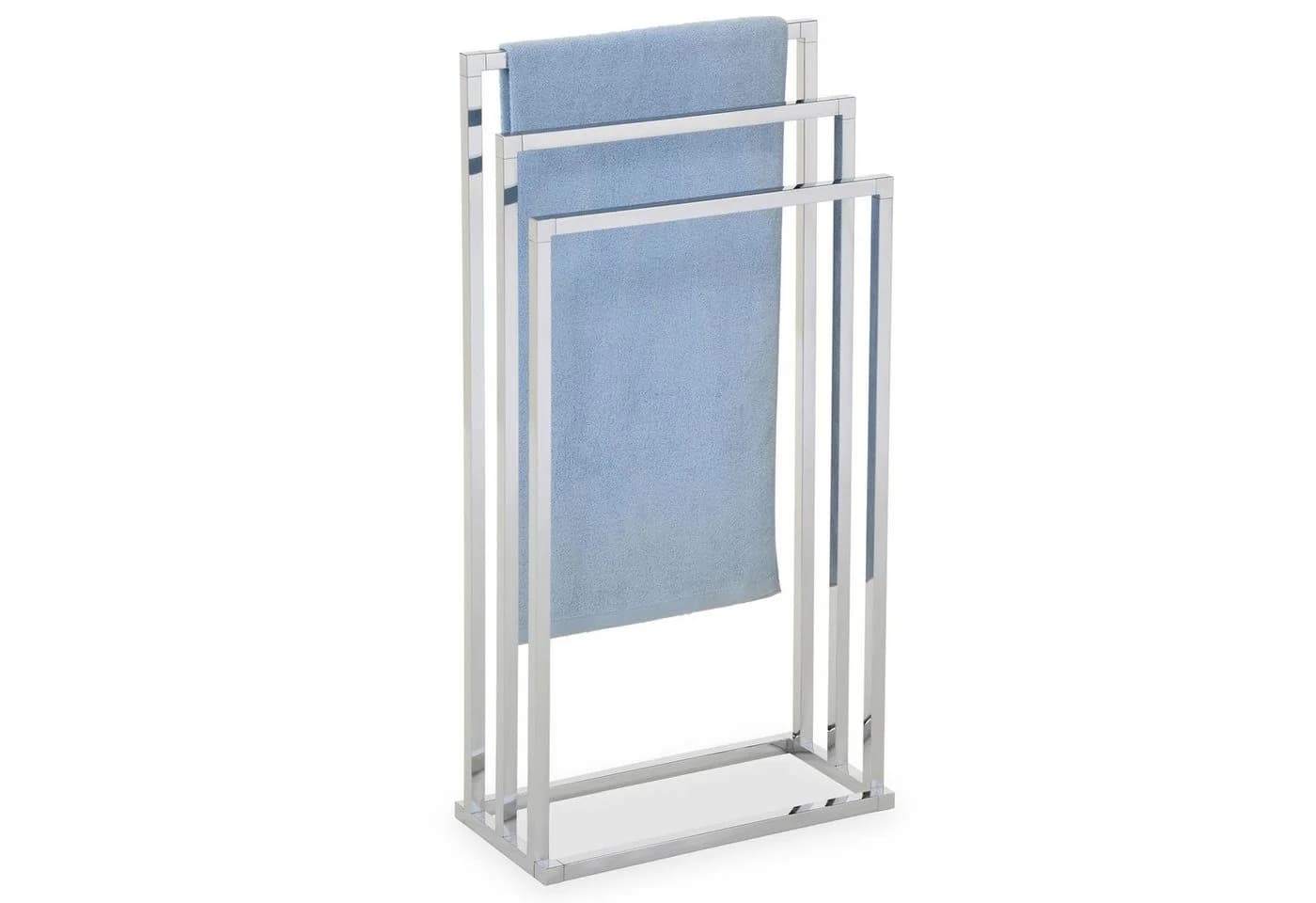 IDIMEX Handtuchständer KUNO Freistehend 3 Stangen Metall Chrom - Bild 3