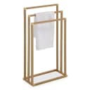 IDIMEX Handtuchständer KUNO Freistehend 3 Stangen Metall Gold Bild 1