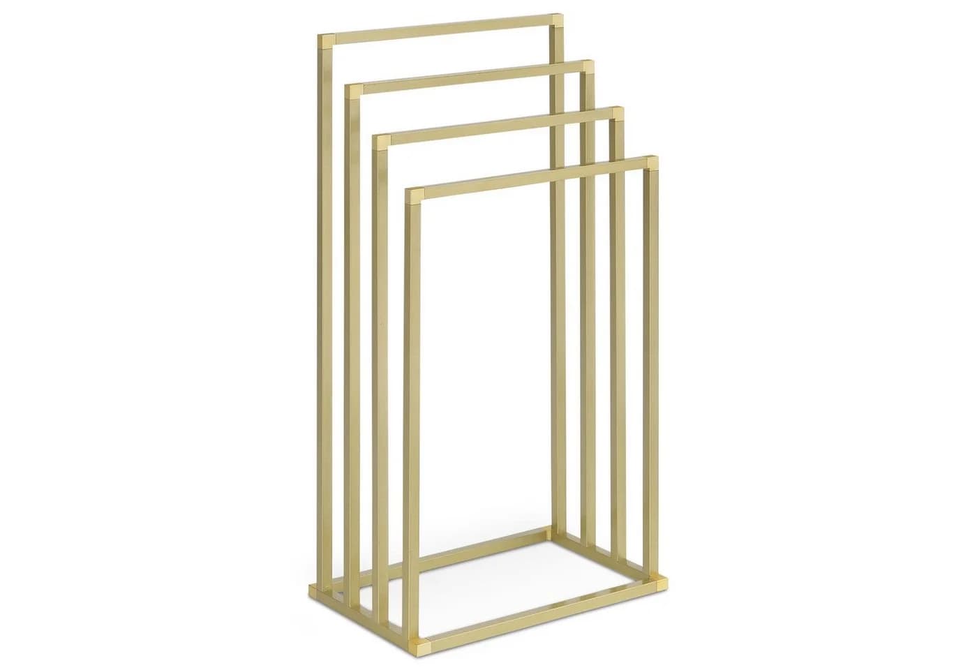IDIMEX Handtuchständer SENZA 4 Stangen Metall Gold - Bild 2