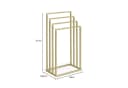 IDIMEX Handtuchständer SENZA 4 Stangen Metall Gold Bild 4