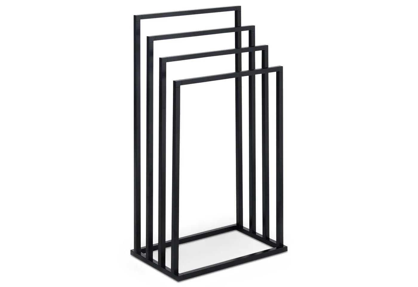 IDIMEX Handtuchständer SENZA Schwarz 4 Stangen Metall - Bild 2