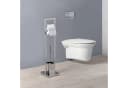 IDIMEX Toilettenpapierhalter TOMA WC Garnitur Silber Bild 1