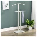 IDIMEX Herrendiener SCOTT Stummer Diener mit Hosenbühel Metall beige Bild 1