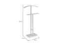 IDIMEX Herrendiener SCOTT Stummer Diener mit Hosenbühel Metall beige Bild 4
