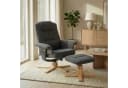 IDIMEX Relaxsessel CHARLY mit Hocker neigungsverstellbar anthrazit Bild 2