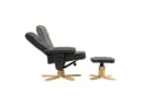 IDIMEX Relaxsessel CHARLY mit Hocker neigungsverstellbar anthrazit Bild 5