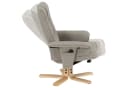 IDIMEX Relaxsessel CHARLY grau mit Hocker neigungsverstellbar Bild 5