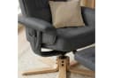IDIMEX Relaxsessel CHARLY grau mit Hocker neigungsverstellbar Bild 3