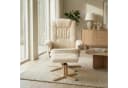 IDIMEX Relaxsessel CHARLY Beige mit Hocker neigungsverstellbar Bild 1