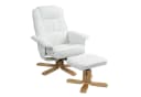 IDIMEX Relaxsessel CHARLY weiß mit Hocker neigungsverstellbar Bild 4