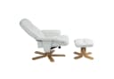 IDIMEX Relaxsessel CHARLY weiß mit Hocker neigungsverstellbar Bild 5