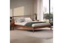 IDIMEX Massivholzbett APOANA Doppelbett 140x200 Kastanie mit Lattenrost Bild 1