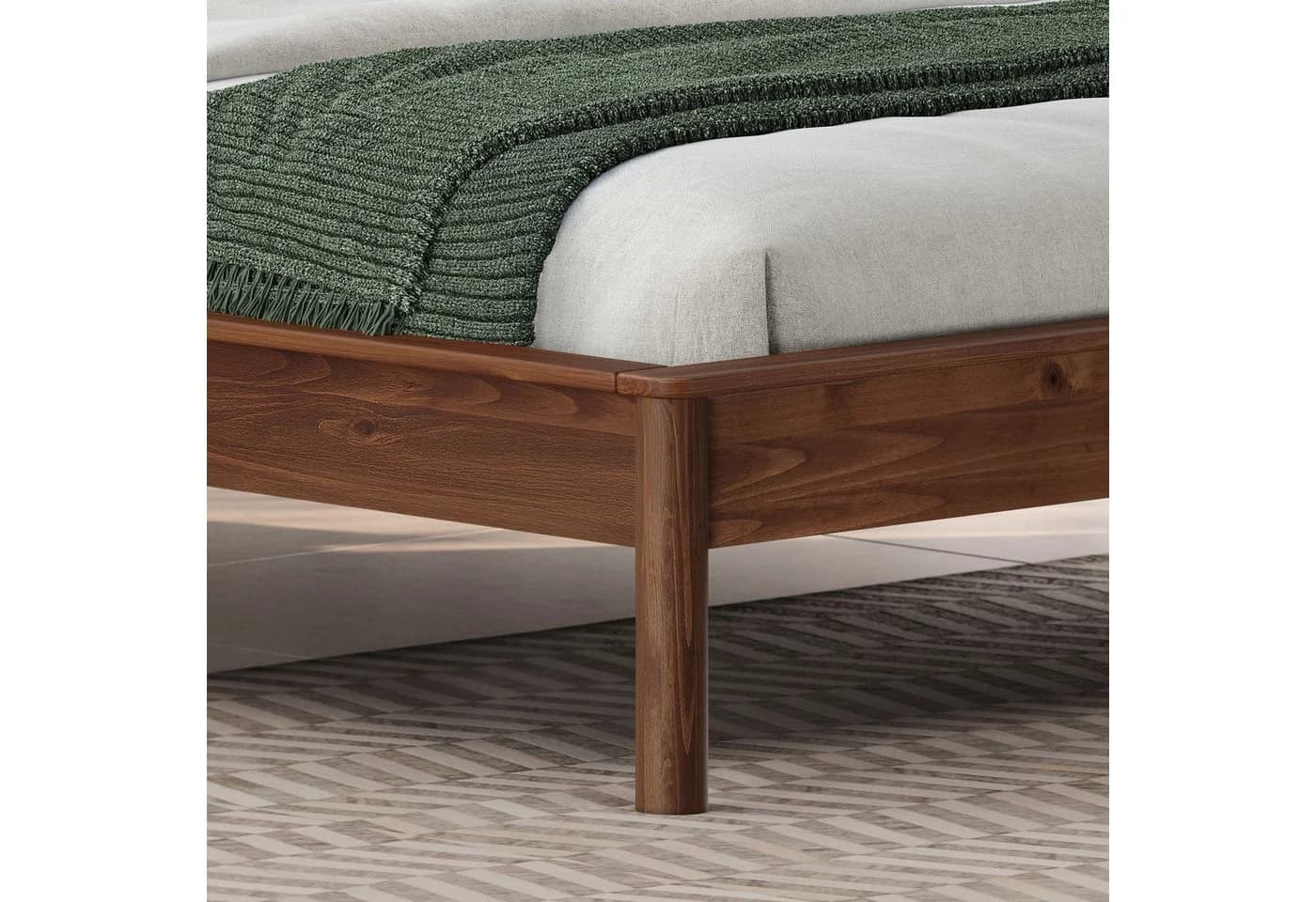 IDIMEX Massivholzbett APOANA Doppelbett 140x200 Kastanie mit Lattenrost - Bild 4