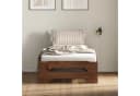 IDIMEX Funktionsbett RONNY Stapelbett Gästebett 2er Set Kastanienfarben Bild 1