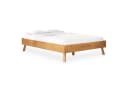 IDIMEX Futonbett KARRI Massivholzbett 140x200cm ohne Kopfteil Eiche Bild 4