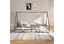 IDIMEX Kinderbett SILA Hausbett Tipi Grau Massivholz Bild 1