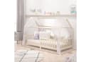 IDIMEX Kinderbett NINA Hausbett Montessori Kiefer Natur Tipi Bild 3