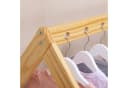 IDIMEX Kinderkleiderschrank SALLY Garderobe Haus Design 4 Ablagen Weiß/Natur Bild 4