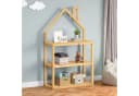 IDIMEX Kinderregal LENISE Hausform Natur Massivholz Kiefer Bild 2