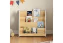 IDIMEX Kinderregal BRUNO Bücherregal Montessori Natur/Weiß Massivholz Bild 1